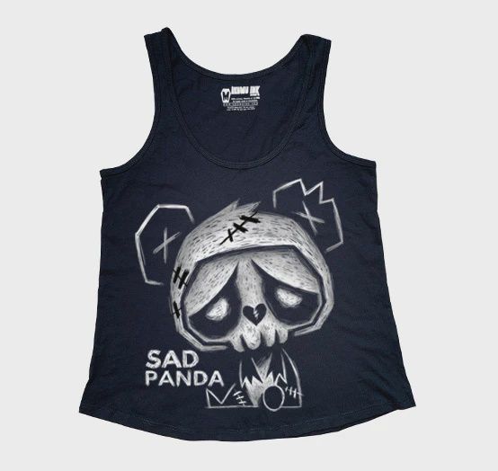 Sad Panda Women Tank Top