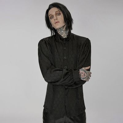 Shirt WY-1409 [BLACK][PLUS]