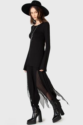 Midi The Grimmer The Better Skirt