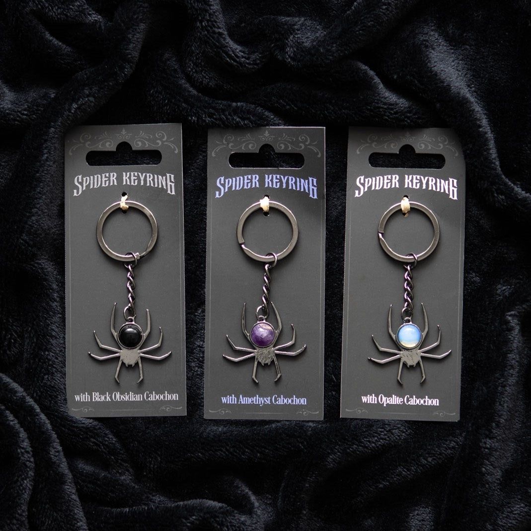 Crystal Spider Keyrings Display [SET_55624]