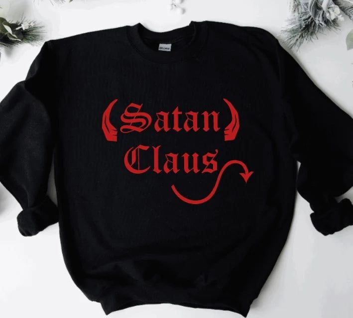 Satan Claus Unisex Sweater [BLACK]