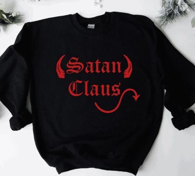 Satan Claus Unisex Sweater [BLACK]