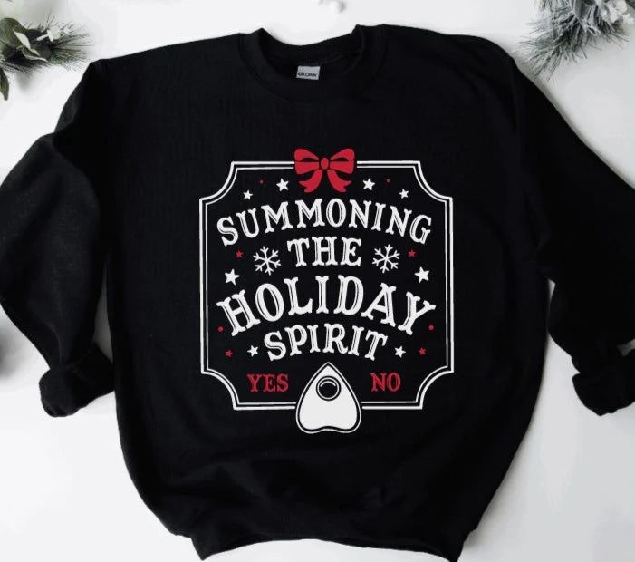 Summoning The Holiday Spirit Sweater [BLACK]