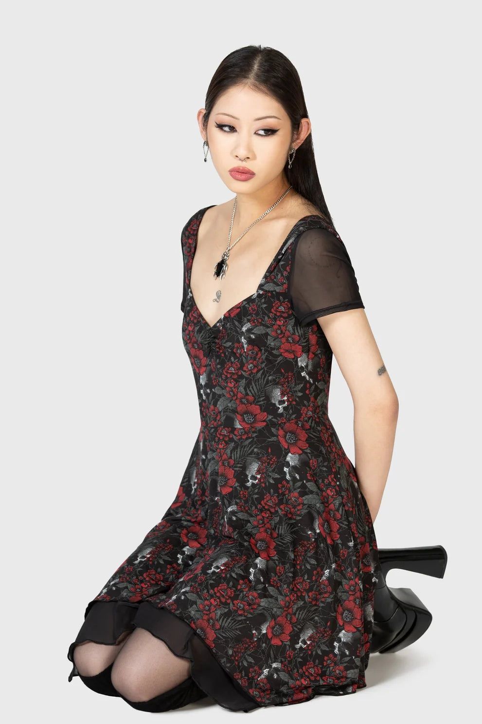 Crimson Decay Dress