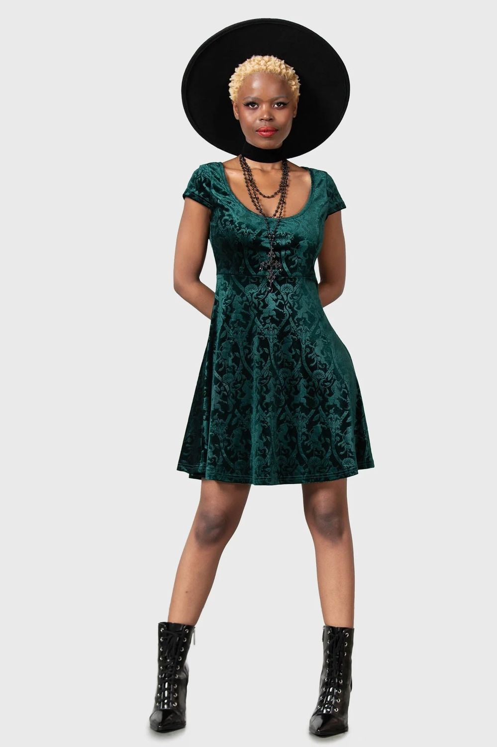 Devilry Dress [EMERALD]