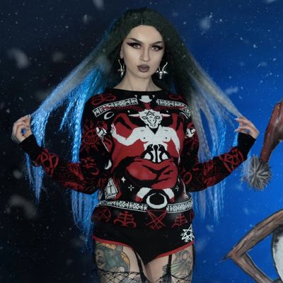 Baphoclaus Christmas In Hell Sweater