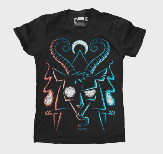 T-Shirt Baphomet&#39;s Curse Femme OS AOU