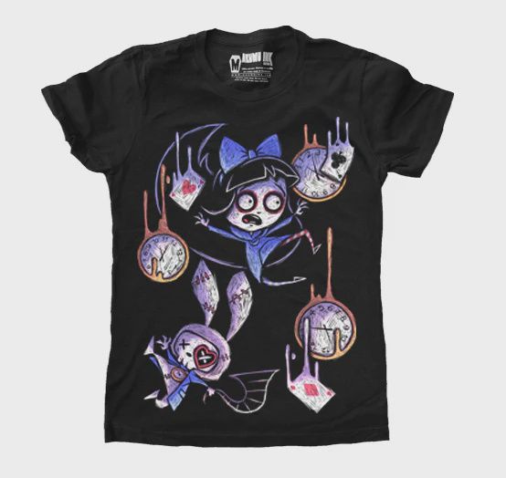 T-Shirt Down The Rabbit Hole Femme