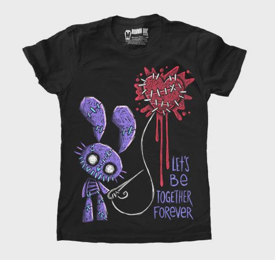 T-shirt Let&#39;s Be Together Forever Femme