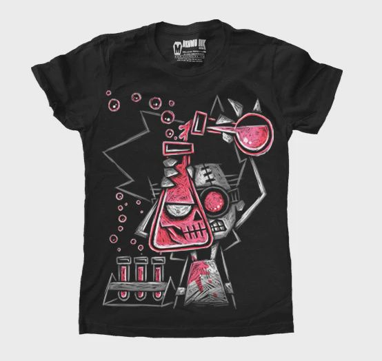 T-Shirt The Monster Inside Femme