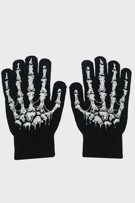 Dead Inside Skeleton Gloves