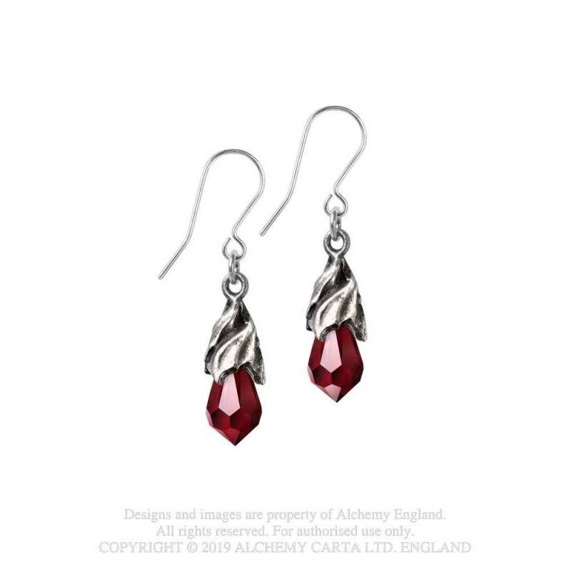 Boucles D&#39;Oreilles Empyrean Tear [ROUGE] [E437R]