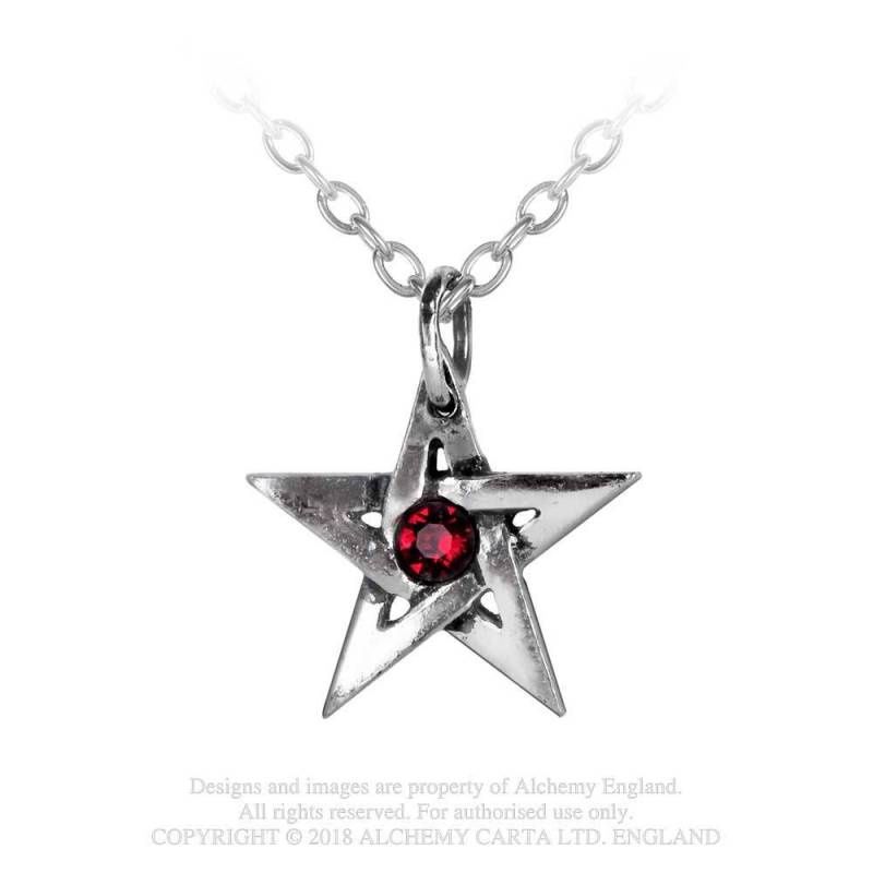 Collier Crystal Pentagram [P365]