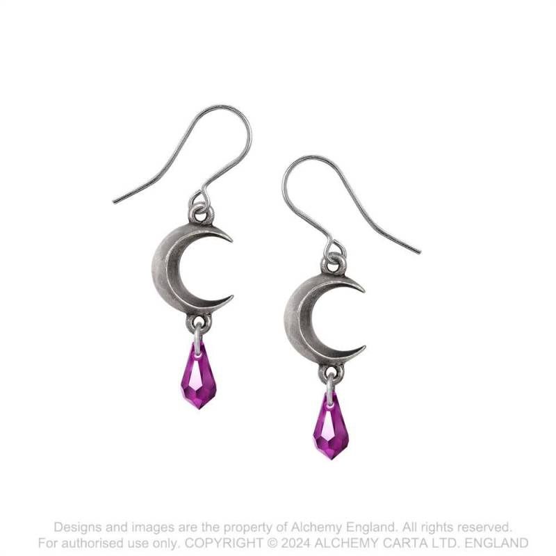 Boucles D&#39;Oreilles Tears Of The Moon [E477A] [AMÉTHYSTE]
