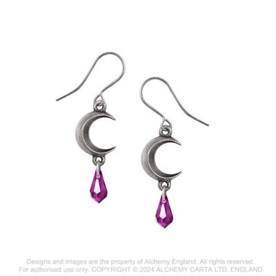 Boucles D&#39;Oreilles Tears Of The Moon [E477A] [AMÉTHYSTE]