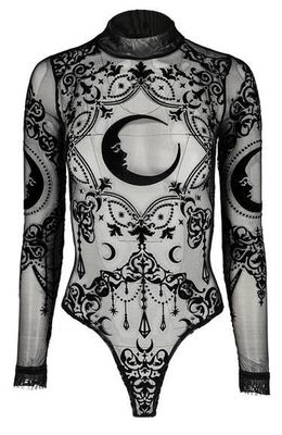 Bodysuit Crescent Mesh