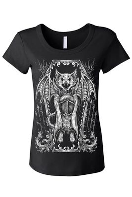 Vampire Kitty Women T-Shirt