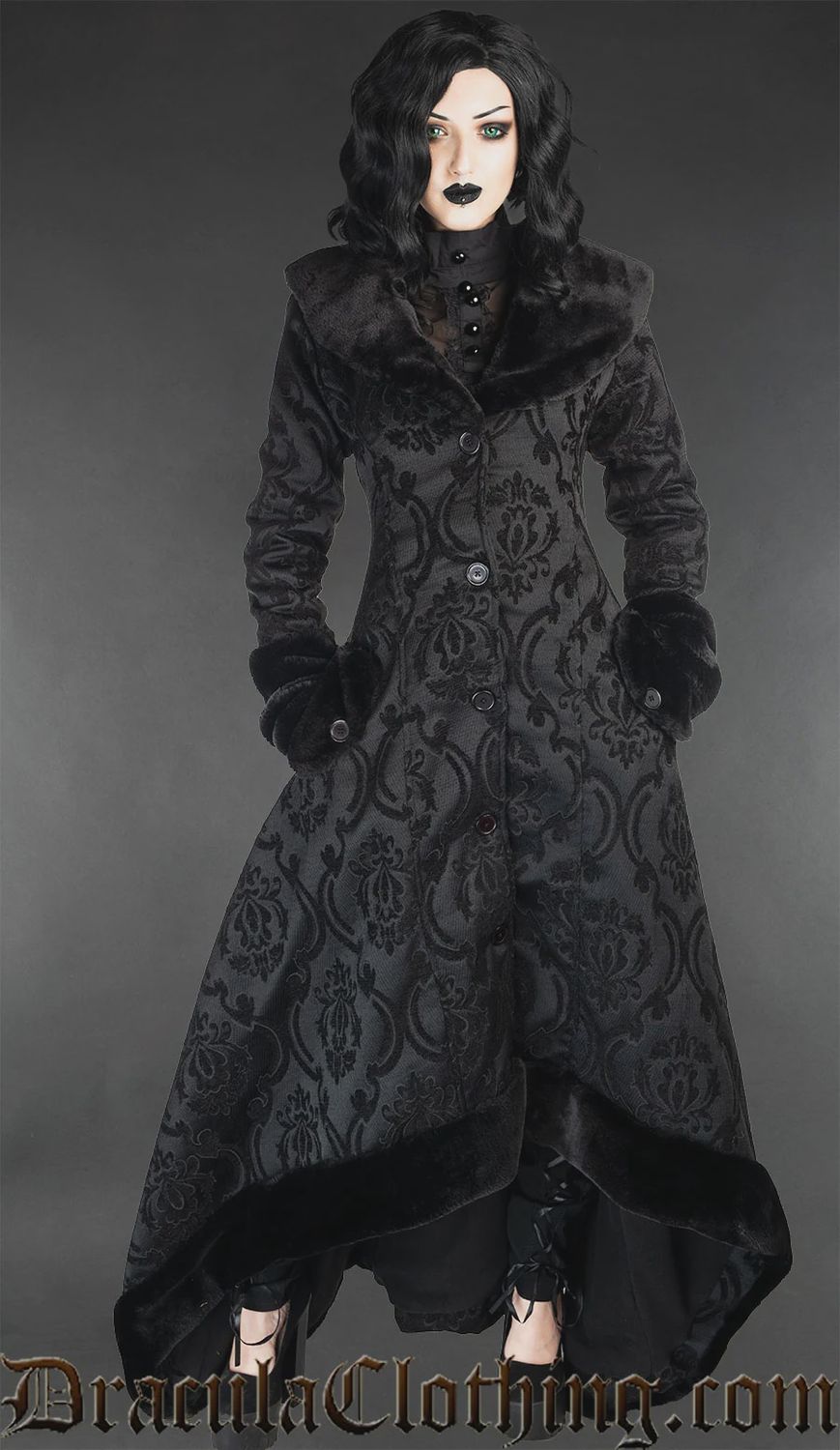 Black Pocket Coat