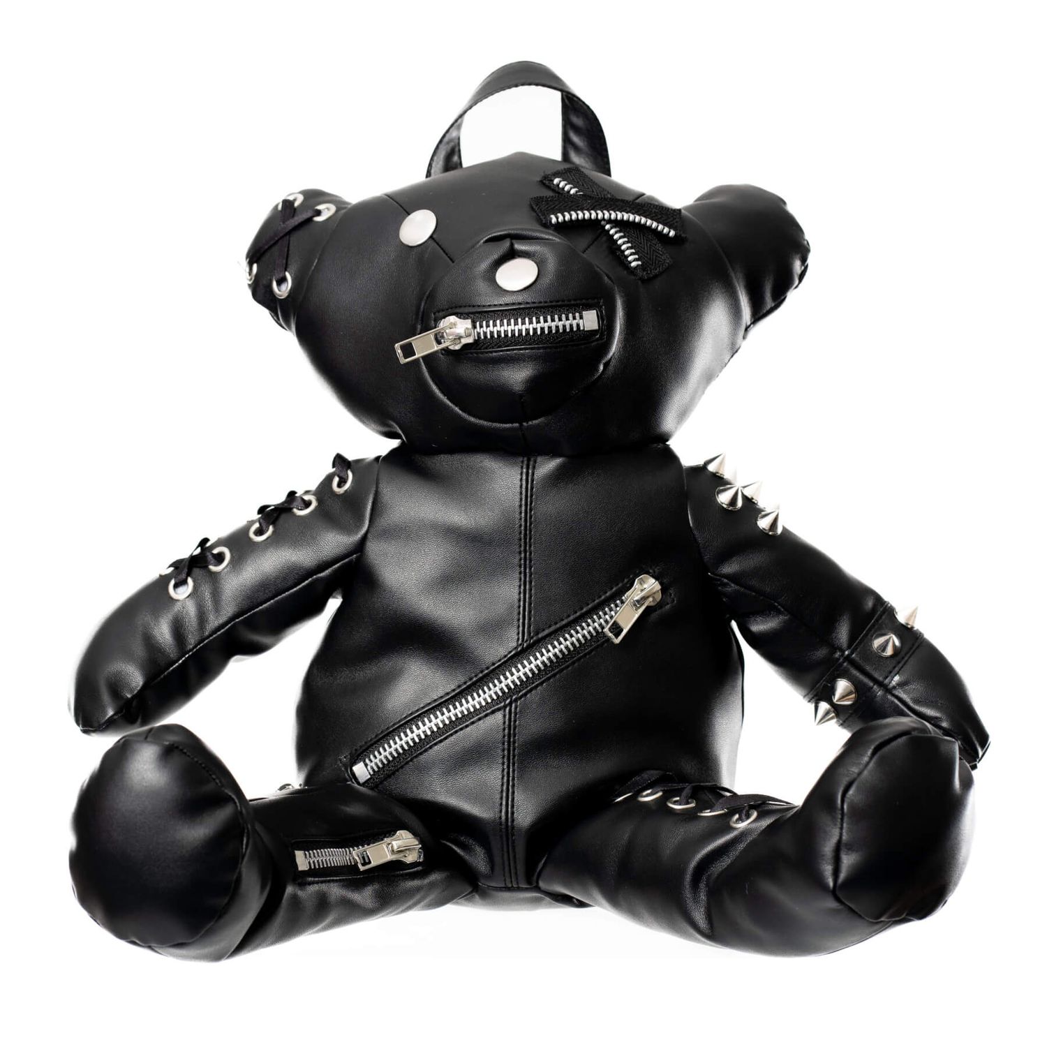 Evil Bear Backpack [BLACK PVC]