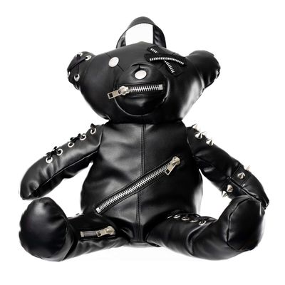 Evil Bear Backpack [BLACK PVC]