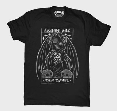 T-shirt The Devil Tarot Card Homme