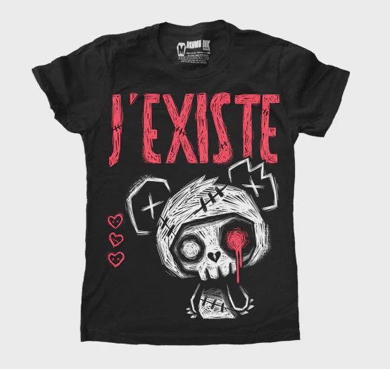 T-Shirt J&#39;existe Femme