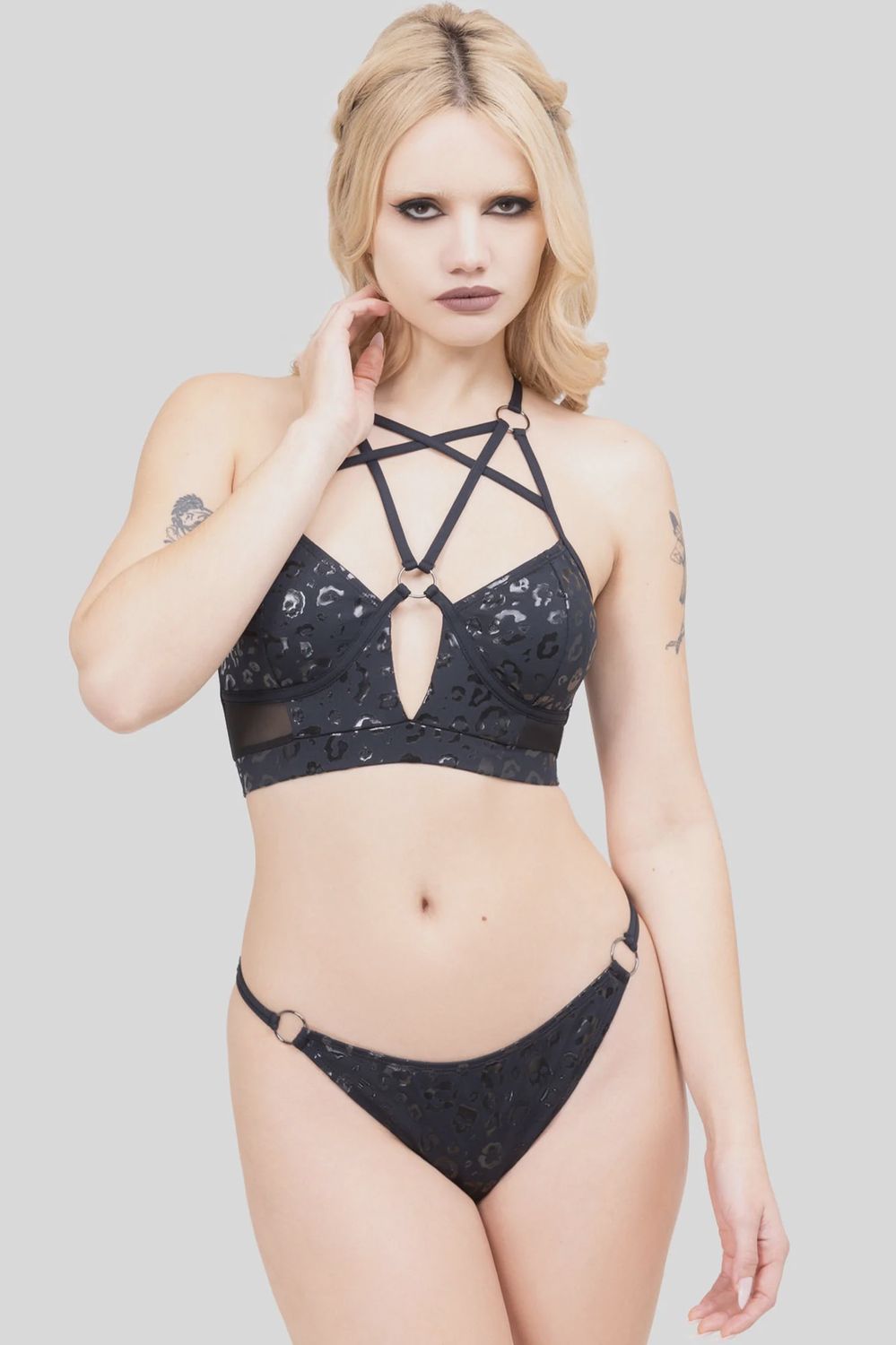 Midnight Roar Bikini Top