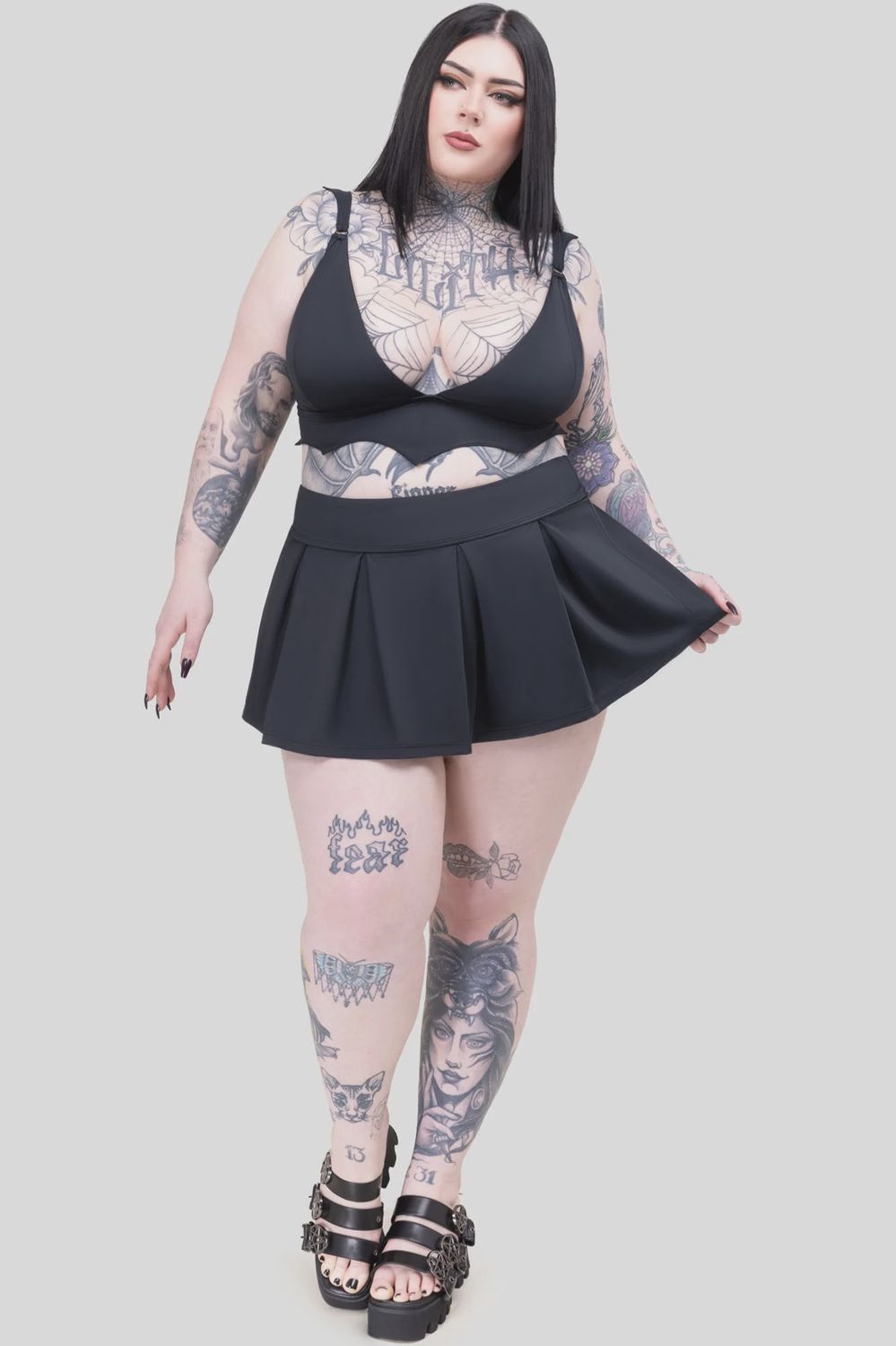 Black Bay Beach Skirt [PLUS]
