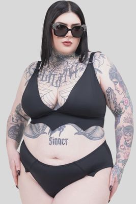 Nocturnal Echo Bikini Top [PLUS]