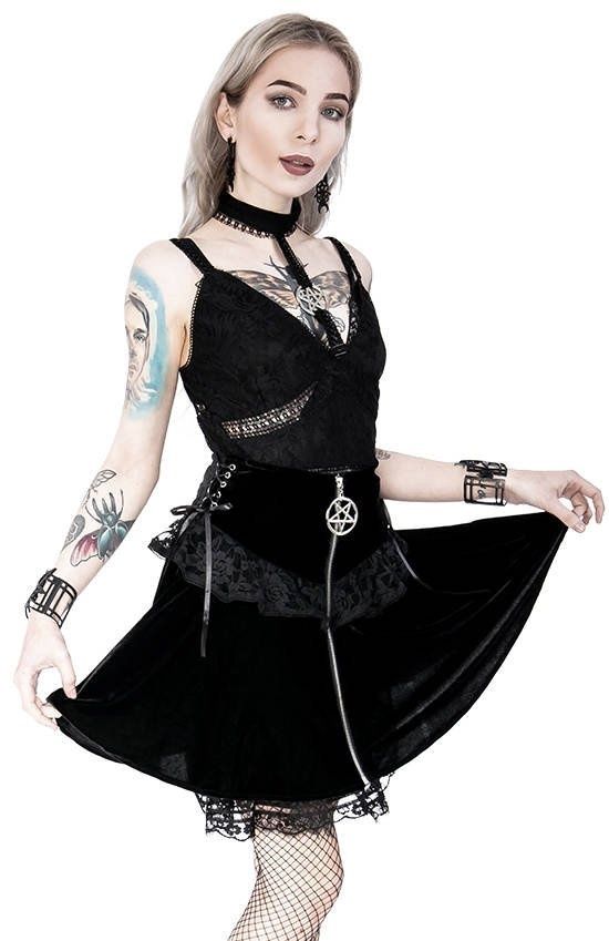 Jupe Velvet Pentagram