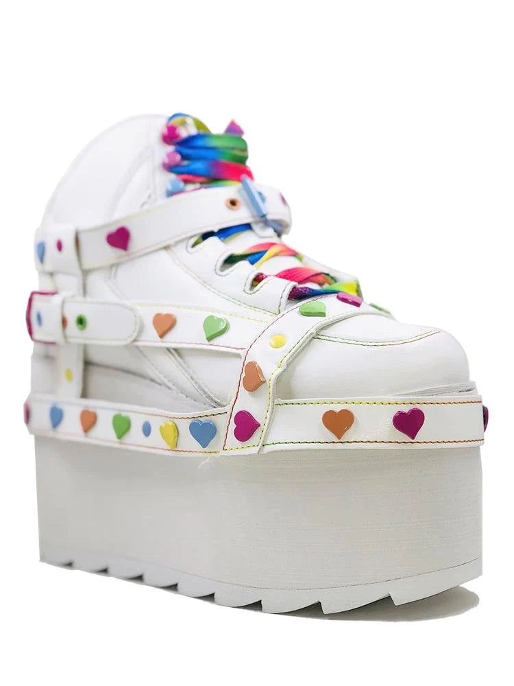 Chaussures Qozmo BNDG HEART [WHITE/PASTEL]