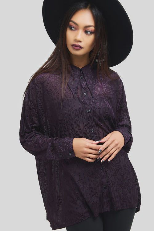 Blouse Gates Of Hell [MAUVE]