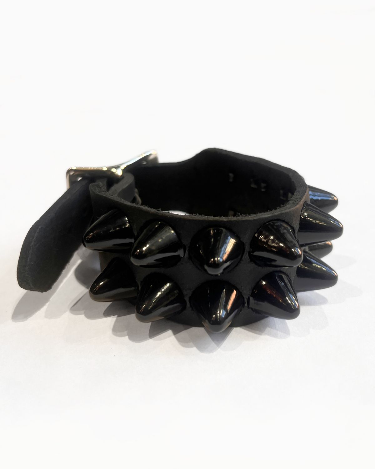 Bracelet En Cuir À Stud Noir BC189UK77