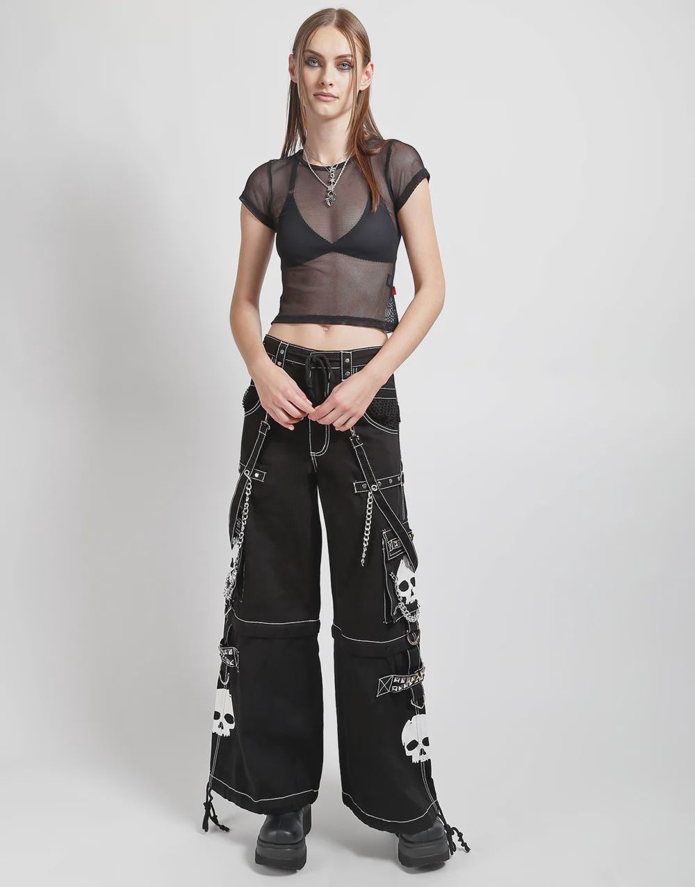 Pantalons Super Skull [AF3770M] [BLANC]