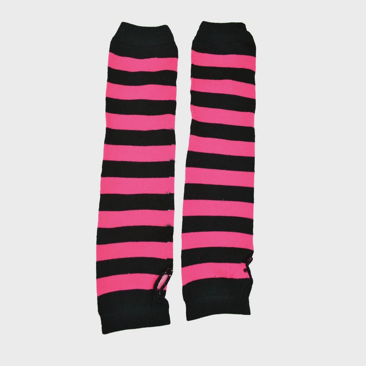 Manchettes Stripe [NOIR / ROSE]