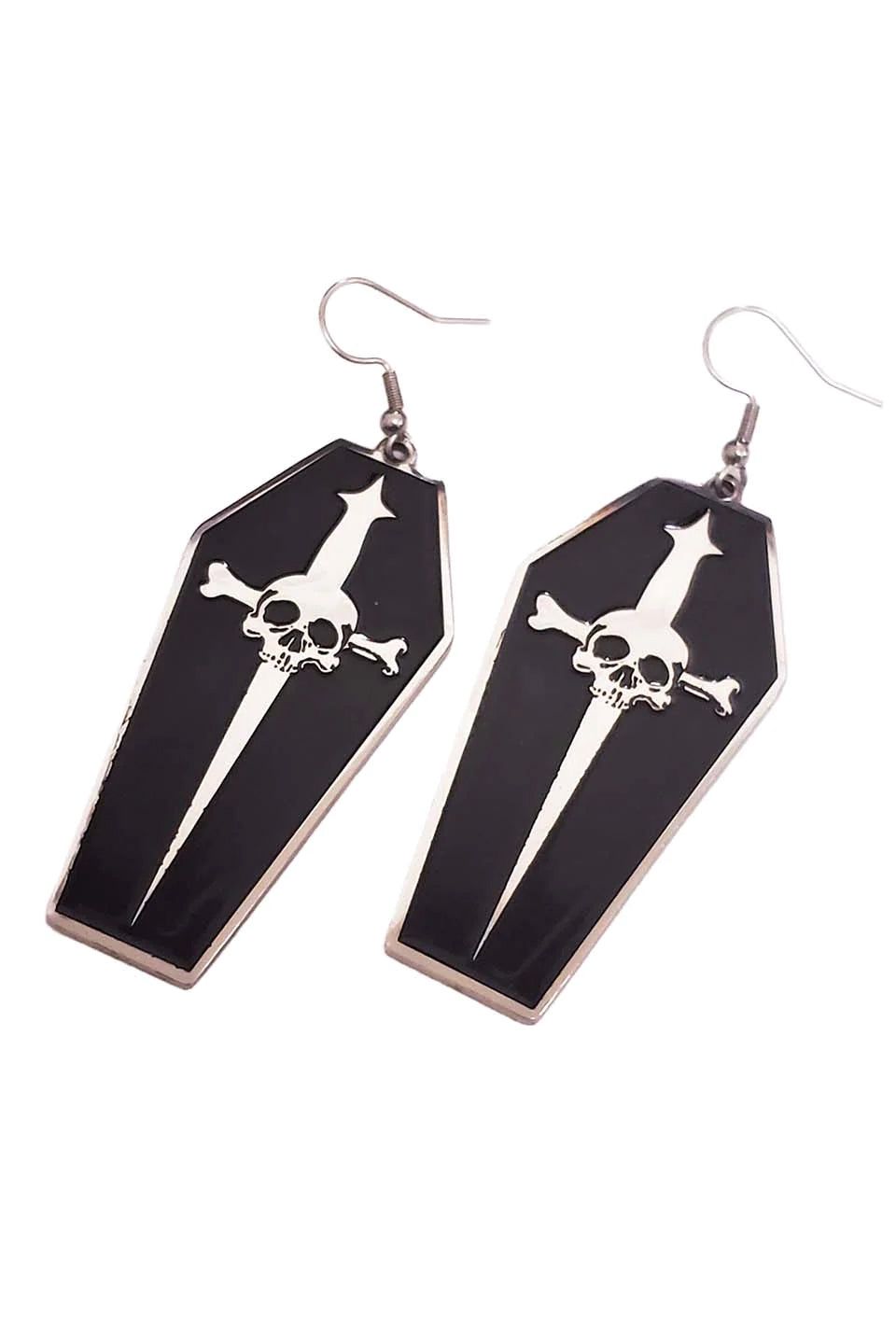 Coffin Earrings