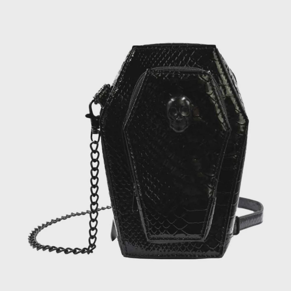 Mini Coffin Skull Purse