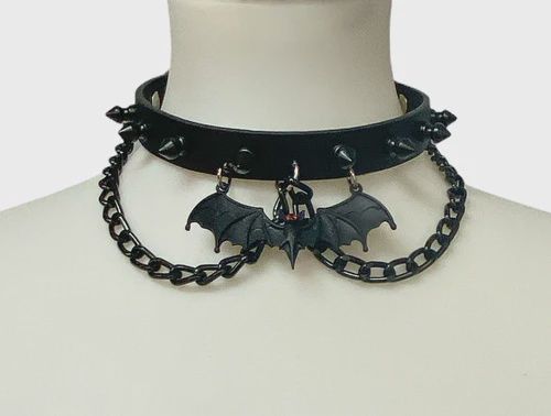 Choker [FCK282BATBLK][BLKSPIKES]
