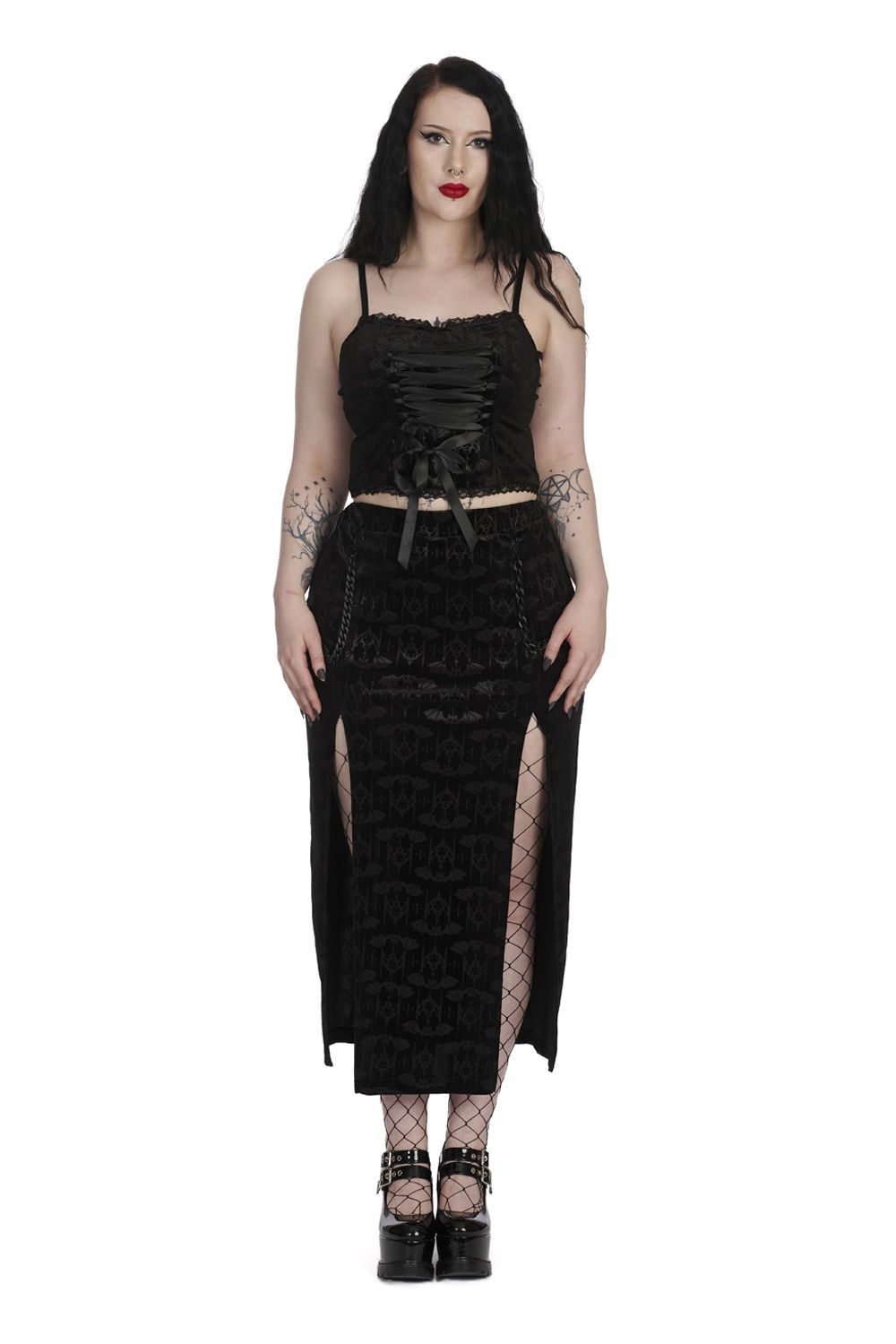 Night And Day Gothic Bat Tank Top [TP10659]