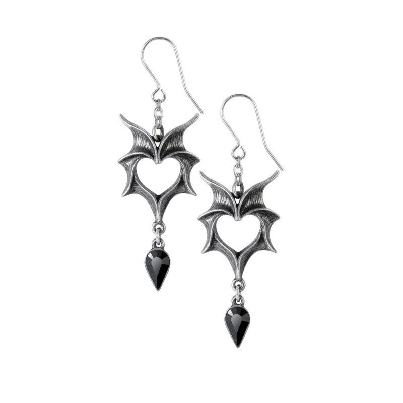 Boucles D&#39;Oreilles Love Bats [E425]