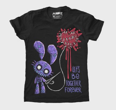 T-shirt Let&#39;s Be Together Forever Femme