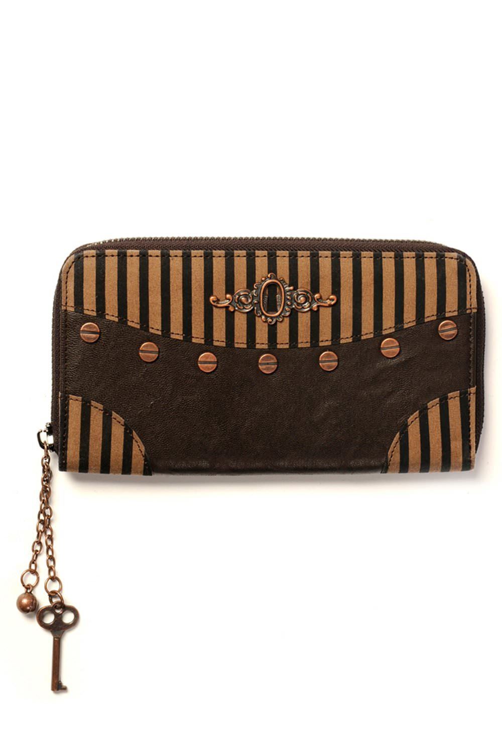 Brown Stripe Wallet [WBN1408]