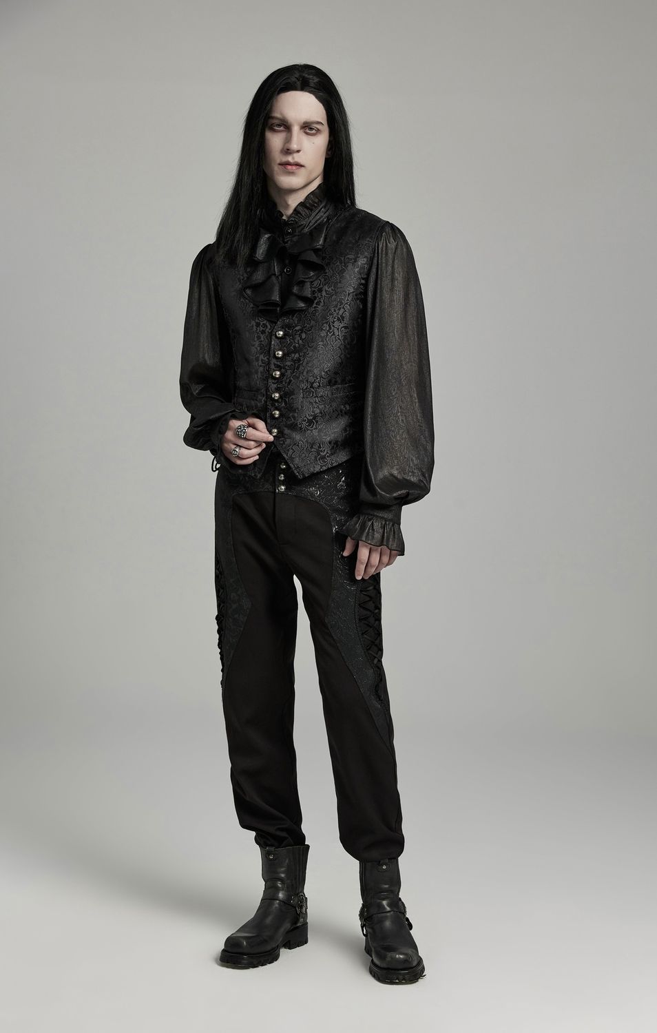 Waistcoat WY-1623 ­[BLACK] [PLUS]