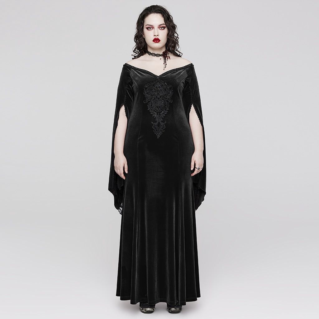 Dress DQ-641 [PLUS] [BLACK]