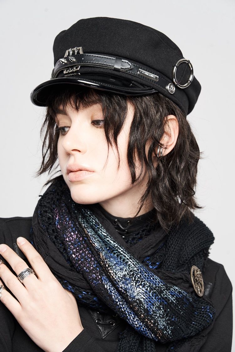 Black Punk Cap - WS-357