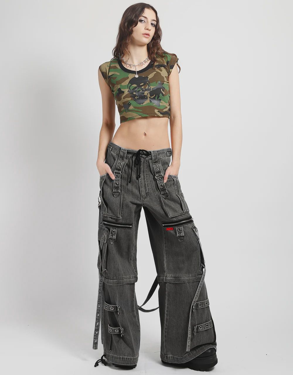 X-Strap Pants [BLACK] [JM7144M]