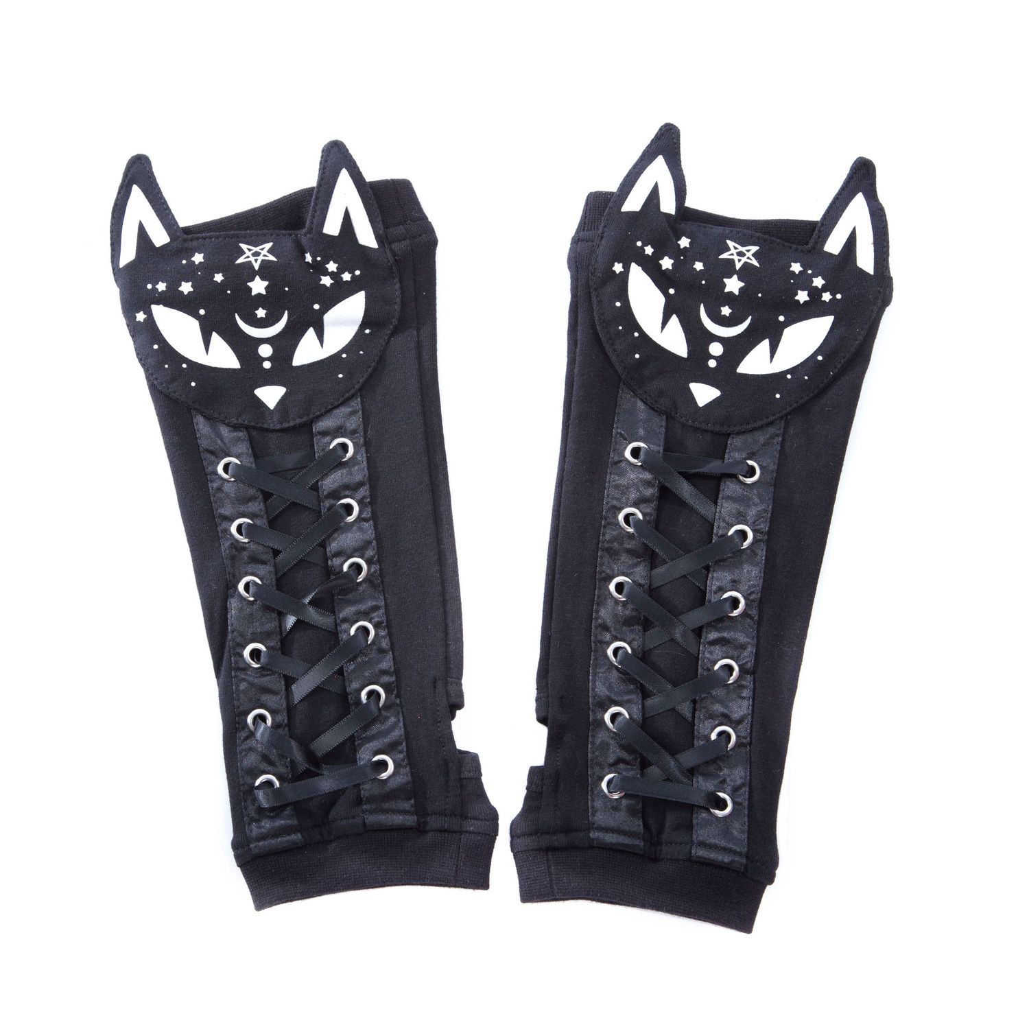 Arm Warmers Dark Kitty