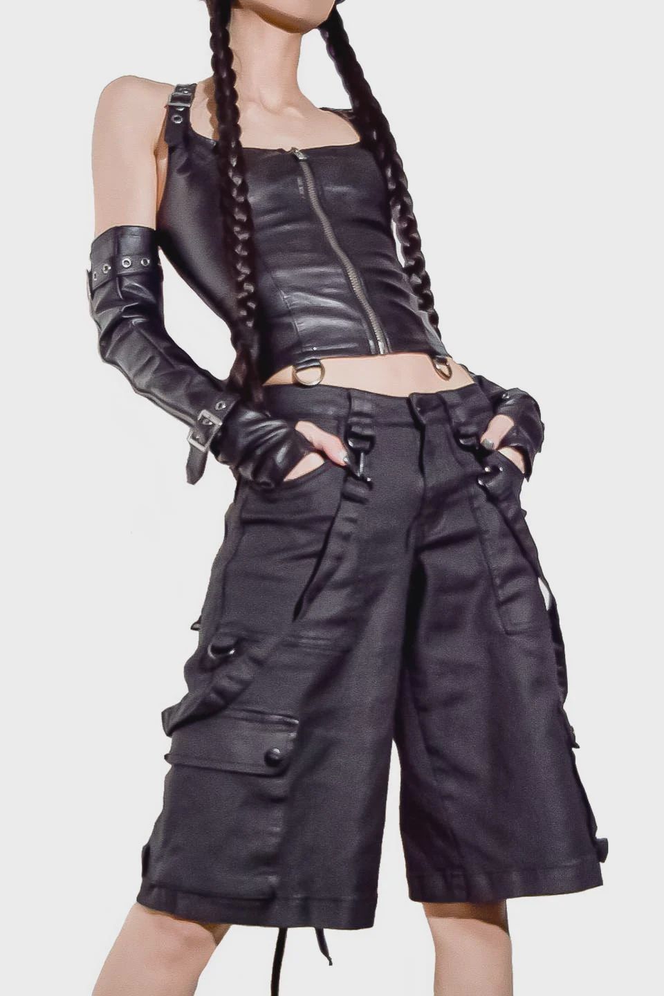 Bustier Hardcore [NOIR MAT] [LS-128matteblk]
