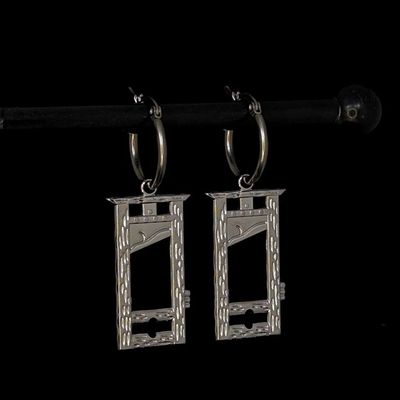 Guillotine Hoops Earrings
