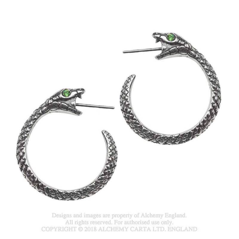 Boucles d&#39;oreilles Sophia Serpent [E403]